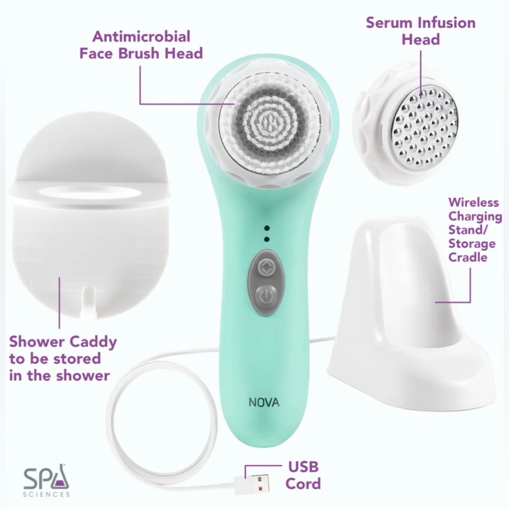 Nova Sonic Facial Cleansing Brush - Picture 9 of 12
